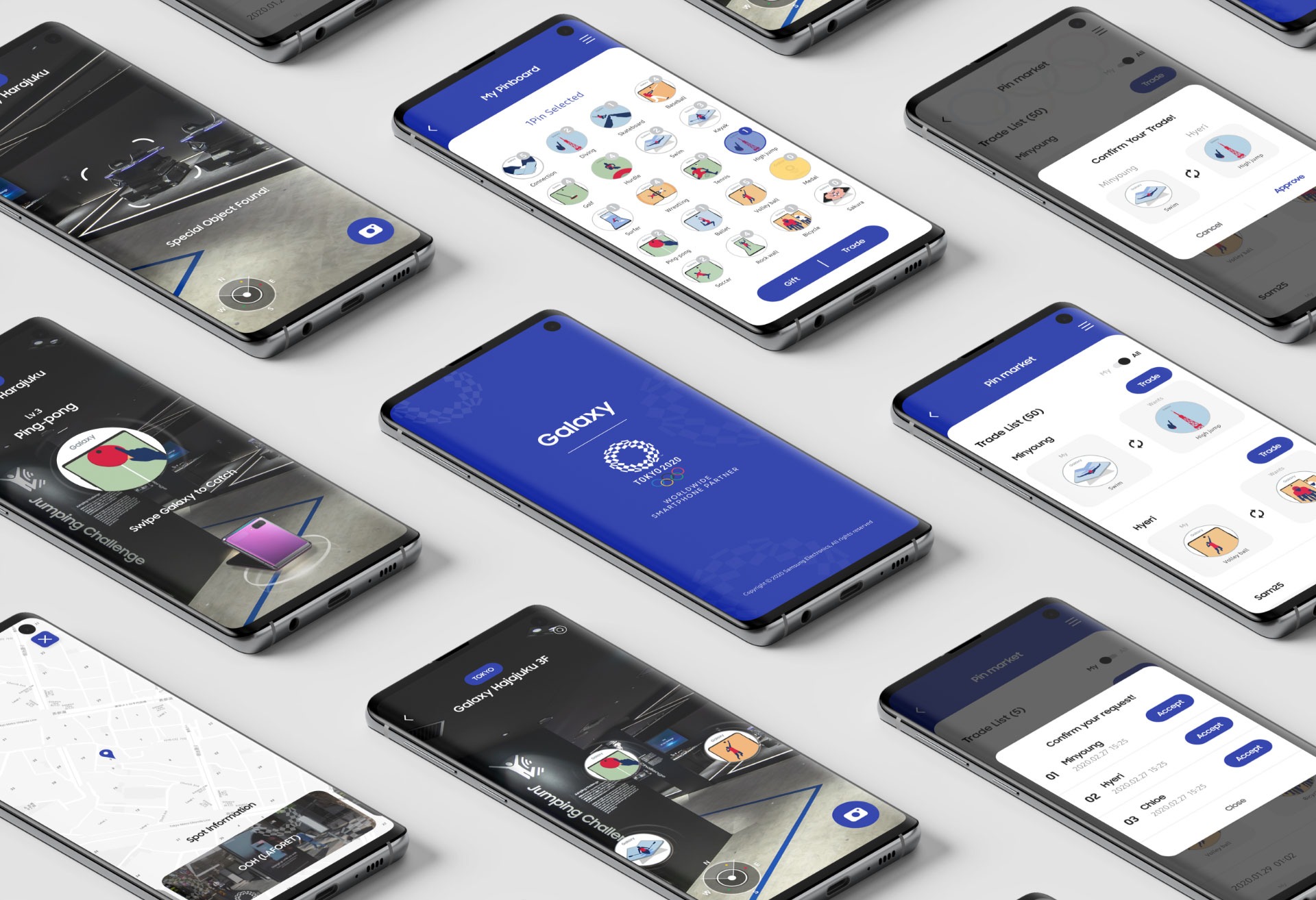 Galaxy Tokyo 2020 application overview