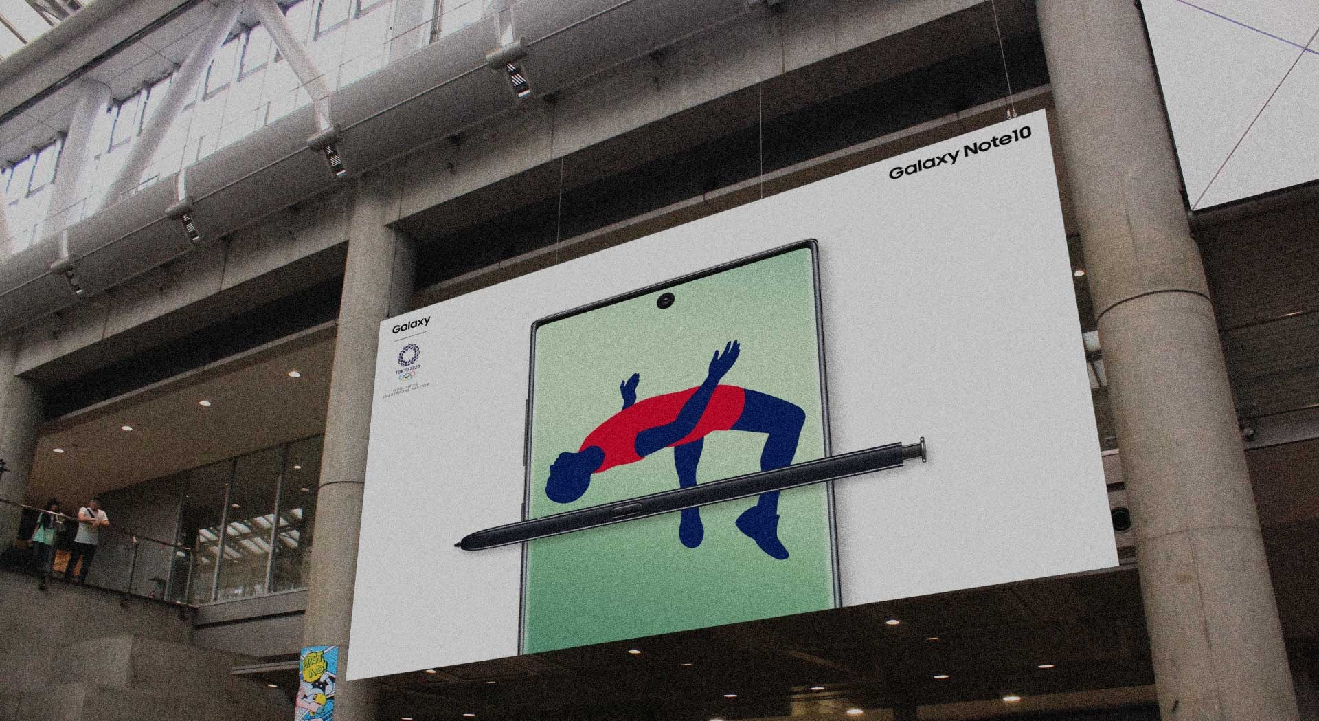 Galaxy Tokyo 2020 outdoor display